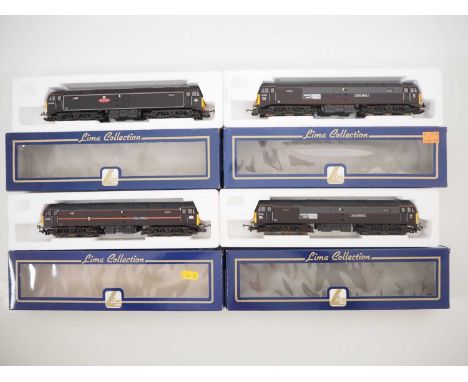 A group of LIMA OO gauge class 47 diesel locomotives comprising three in Royal Train liveries and one in Waterman Railways li