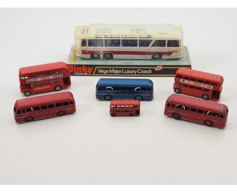 DINKY 954 Vega Major luxury coach in original bubble style packaging (G/VG in G box), together with a quantity of unboxed bus