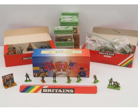 A group of BRITAINS trade and counter top display packs comprising 2x Deetail countertop packs with contents and a later Amer