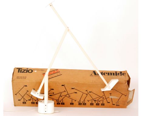 Richard Sapper - Artemide - A boxed Tizio desk lamp in white/cream