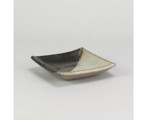 JANET LEACH (1918-1997) for Leach Pottery; a stoneware square dish, impressed JL and pottery marks, 13.5 x 13.5cm. (D)

Prove