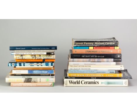 A large collection of books on studio ceramics (27).

Provenance: Adrian Lewis-Evans collection. 

Some books have annotation