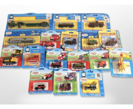 A group of Ertl Thomas the Tank Engine models, all boxed.