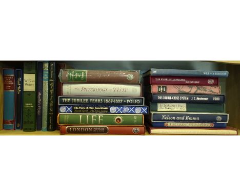 A collection of Folio Society volumes, to include Forty (Richard) Life, Jubilee Years 1887 to 1897, Hobhouse (Henry), Seeds o