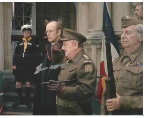 Dads Army Frank Williams signed 10 x 8 inch colour photo. Good condition. All autographs come with a Certificate of Authentic
