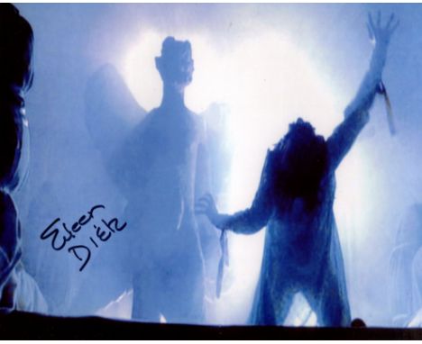The Exorcist 8x10 horror movie photo signed by actress Eileen Dietz who played the demon in this iconic film. Good condition.