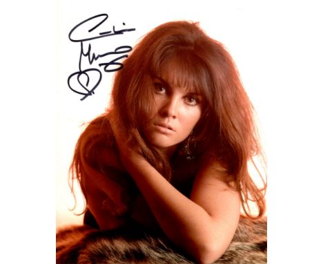 007 Bond girl. The Spy Who Loved Me actress Caroline Munro signed 8x10 sexy pose photo. Good condition. All autographs come w