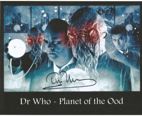 Doctor Who signed 10x8 colour image from Planet of the Ood. Planet of the Ood aired on screens in 2008 and was part of season