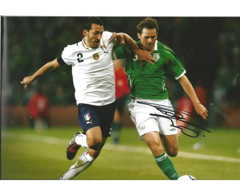 Football Kevin Kilbane signed 12x8 colour photo pictured in action for the Republic of Ireland. Kevin Daniel Kilbane ( born 1