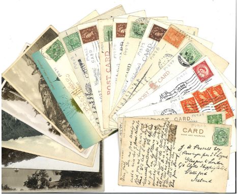 Collection of 44 Vintage Postcards with and without Stamps, many of which from 1950s. Good condition. All autographs come wit