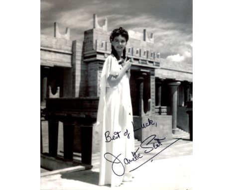 Janette Scott RARE 8x10 photo signed by sixties actress Janette Scott who also starred in The Day of the Triffids. A rare sig