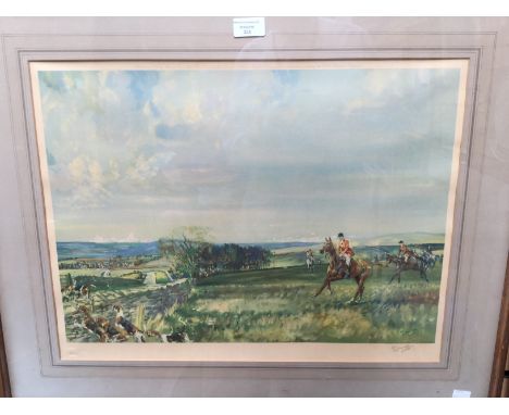 Michael Lyne, 'The Cotswold at Shipton Olife', signed l.r., artist proof, colour print, publisher's blind-stamp l.l. 38cm byn