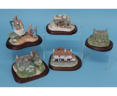 Three Border Fine Arts Cottages, 'James Herriot Jasmine Cottage', 'Askrigg Field Bars', 'Drovers Arms' and two Border Fine Ar
