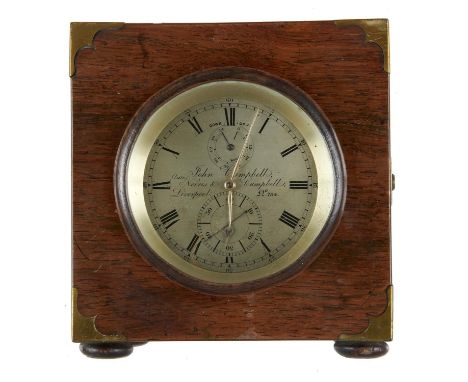 AN ENGLISH TWO DAY MARINE CHRONOMETER JOHN CAMPBELL LATE NORIS &amp; CAMPBELL LIVERPOOL, NO 794, MID 19TH C with 4" dial,&nbs