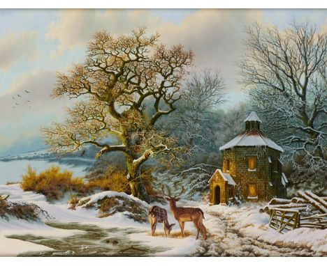 DANIEL VAN DER PUTTEN (1960-)&nbsp;THE LANTERN HOUSE&nbsp;signed, oil on panel, 33.5 x 43.5cm  Good condition, ready to hang 