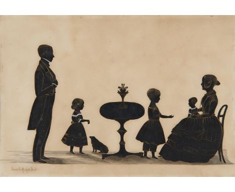 SAMUEL METFORD&nbsp;(1810-1896)&nbsp;&nbsp;SILHOUETTE OF THE FOUNDER OF THE TATE GALLERY SIR HENRY TATE, 1ST BART,&nbsp; &nbs