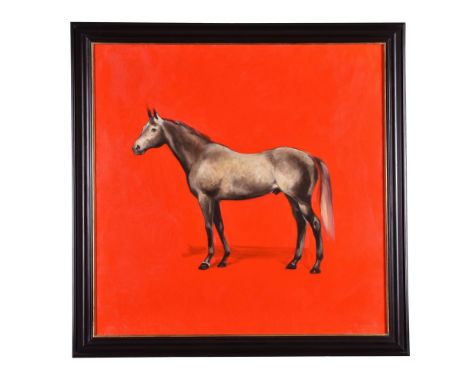 Madeleine Bunbury Gregorian Acrylic on canvas 90 x 90cm (35¼ x 35¼ in.) Owned by HRH Princess Haya of Jordan and trained by J