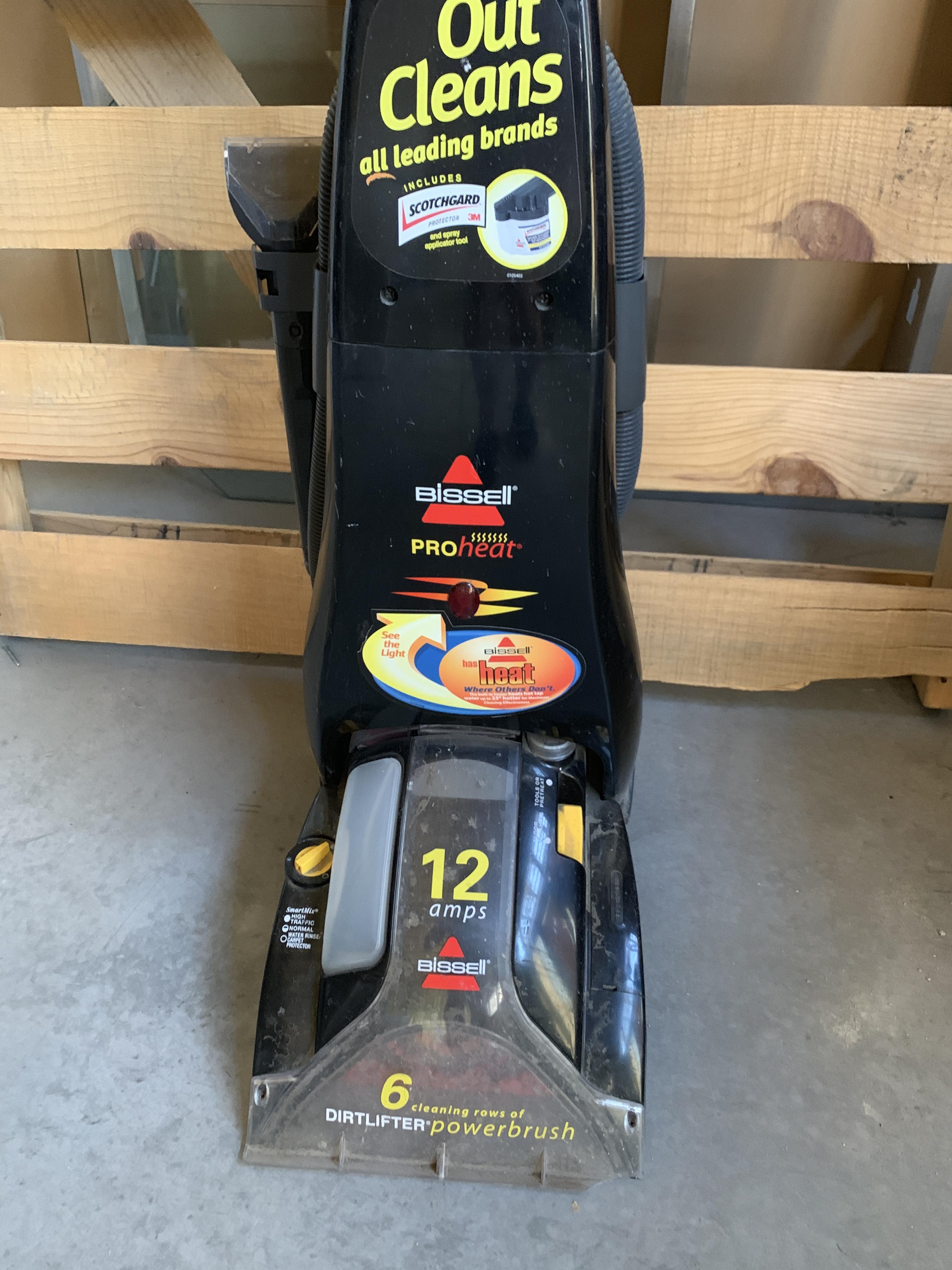 Bissell Pro Heat 12 amp Vacuum Dirtlifter PowerBrush with hose and