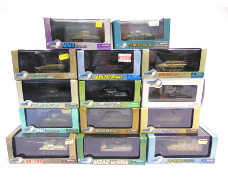 FOURTEEN 1/72 SCALE DRAGON ARMOR MODEL MILITARY VEHICLES each mint or near mint and boxed.