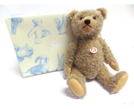 A STEIFF COLLECTOR'S TEDDY BEAR 'JONATHAN' (EAN 034411)  grey / beige, limited edition 533/1500, with certificate of authenti