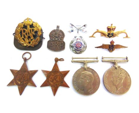 A SECOND WORLD WAR GROUP OF FOUR MEDALS  comprising the 1939-45 Star, Burma Star, Defence Medal, and War Medal 1939-45 (all u