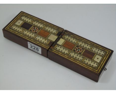 INLAID CRIBBAGE BOX