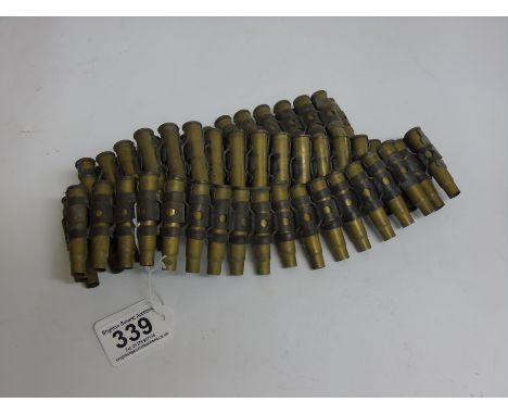 AMMUNITION BELT WITH BRASS BULLET CASINGS