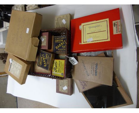ARCHITECTURAL GLASS PHOTO PLATES 1906 & 1920s 