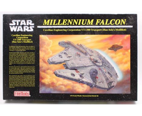 Fine Molds 1/72nd scale No. SW-6 Star Wars Millennium Falcon Corellian Engineering Corporation YT-1300 Transport (Han Solo's 