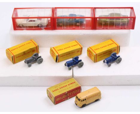 A collection of Mini Dinky and Dublo Dinky Toys, to include a No. 12 Corvette Stingray, No. 10 Ford Corsair, No. 16 Ford Must