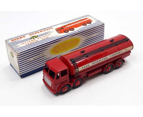 Camion Jouet Dinky Supertoys 943 Leyland Octopus Esso Tanker - Repro En Boîte - Occasion
