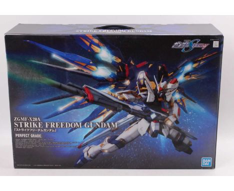 Bandai 1/60th scale ZGMF-X20A Strike Freedom Gundam Perfect Grade Kit, as issued in the original box