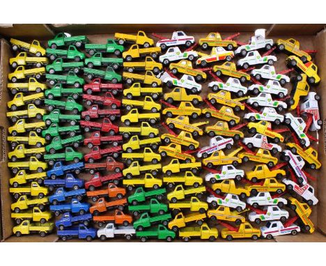 One tray containing a large quantity of Corgi Miniature Scale Transit related diecast vehicles to include various open back F
