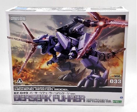 Takara Tomy, Kotobukiya, Zoids 1/72nd scale plastic kit for a EZ-049 Berserk Fuhrer, housed in the original box