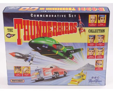 Matchbox Toys Thunderbirds Commemorative Set, issued in conjunction with BBC Radio Times in 1992, this is a limited edition s