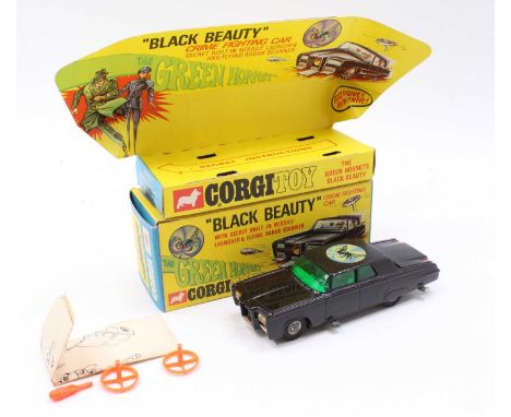 Corgi Toys No. 268 The Green Hornets 'Black Beauty', black body with green windscreen, Green Hornet transfer, no secret instr