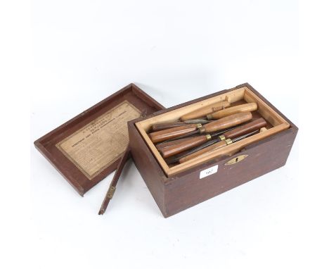 A large quantity of various Antique carpenter's woodworking tools, including chisels (boxful) 
