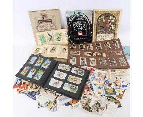 Vintage cigarette card albums, ? card albums etc 