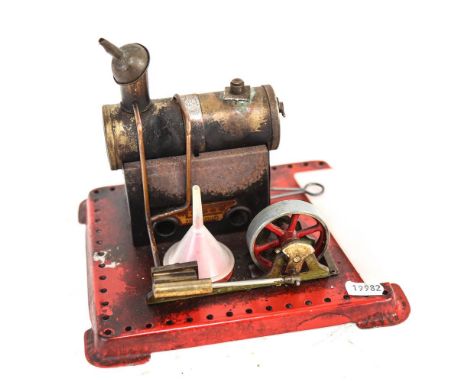 A Mamod stationary steam engine, height 15cm 
