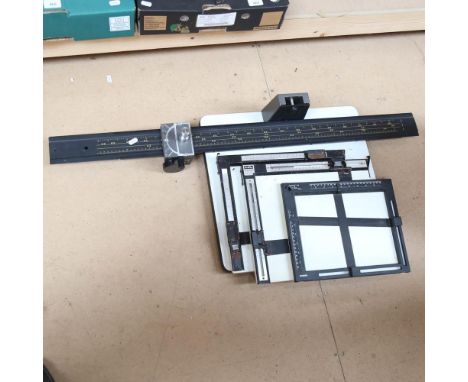 3 photographic easel masks etc 