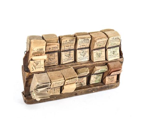 A quantity of Vintage bus tickets for the Green Bus Co. Ltd. (RUGELEY &amp; UTTOXETER) in stand 