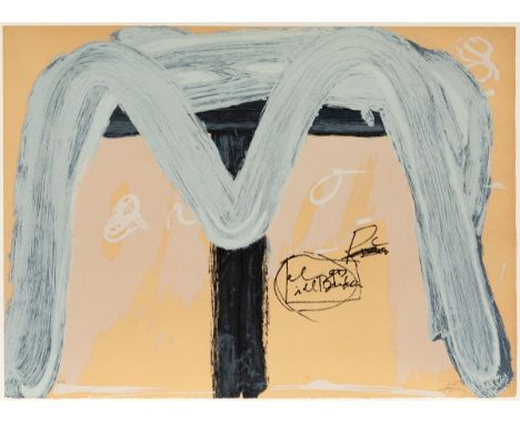 ANTONI TÀPIES PUIG (Barcelona, 1923 - 2012)."Berlin Suite, 1974.Colour lithograph on Arches paper, copy 136/150.Signed and ju