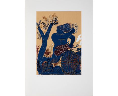 ALEKOS FASSIANOS (Greece, 1935).Untitled, 1992, from the "Suite Olympic Centennial".Silkscreen on 270 grams Vélin d'Arches pa