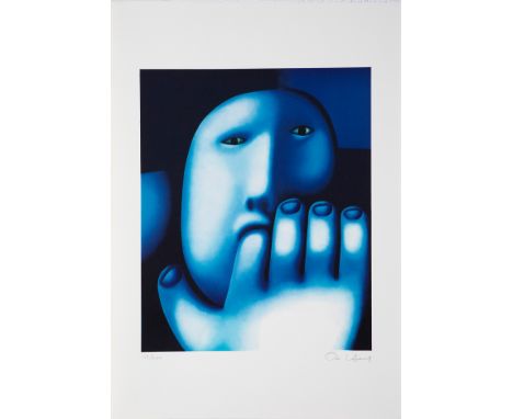 OLEG TSELKOV (Russia, 1934).Untitled, 1992, from the series "Olympic Suite".Lithograph on 270 grams Vélin d'Arches paper, cop