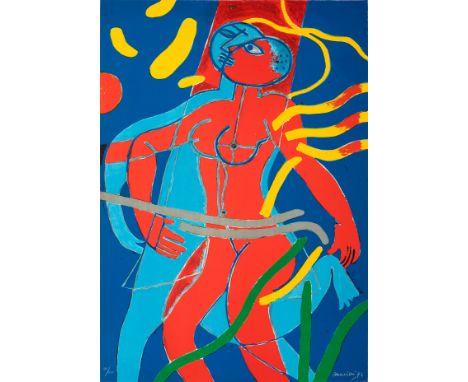 "CORNEILLE"; GUILLAUME CORNELIS VAN BEVERLOO (Belgium, 1922 - France, 2010).Untitled, 1992, from the series "Olympic Suite".L