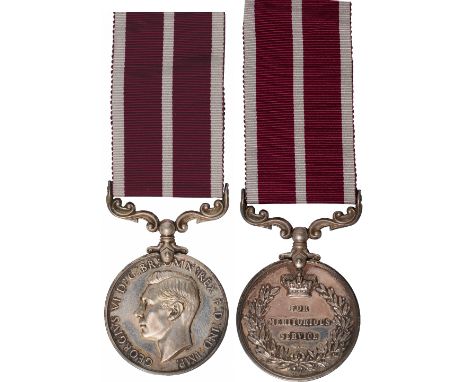 Long and Meritorious Service Medals, An Interesting George VI MSM awarded to Warrant Officer Class 2 A.E. Brooks RASC, who se