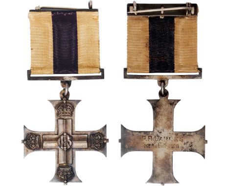 Groups and Single Decorations for Gallantry, A Great War Trench Raid MC Group of 3 awarded to Second Lieutenant Philip Robert