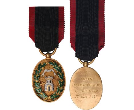 World Orders and Decorations, Irun Medal (Officers), awarded to Lieutenant General Evans, Spanish National Army (IRUN Lieut. 