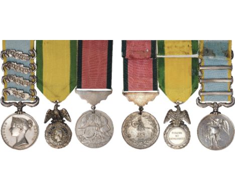 Campaign Groups and Pairs, A fine ‘Light Brigade’ Charger group of 3 awarded to Thomas Harrison, 11th Hussars, who was awarde