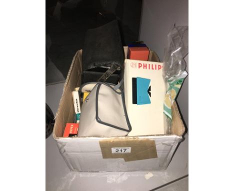 An assortment of vintage camera related items